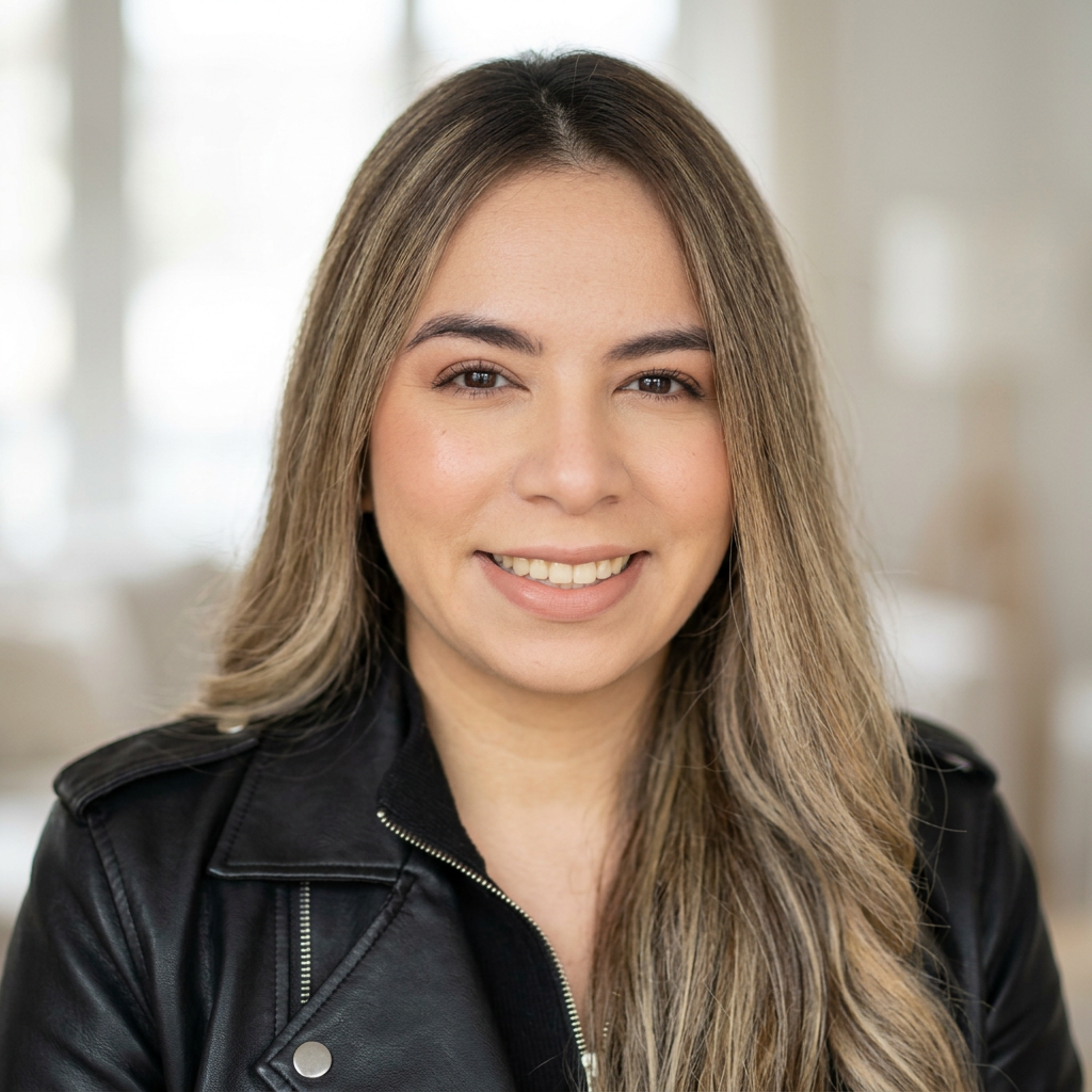 Amanda Santos, especialista em design de sobrancelha à linha